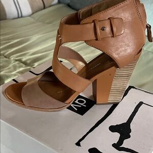 DV by Dolce Vita Tan Strappy Heels